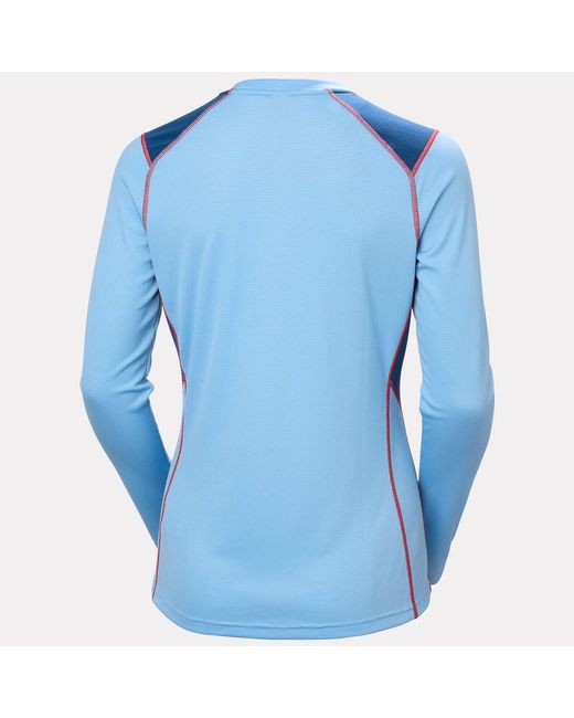 Helly Hansen Blue Lifa Active Crew Lightweight Base Layer
