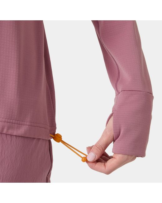Helly Hansen Purple Versalite Cinched Fleece