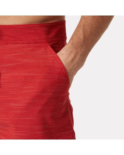 Helly Hansen Red Helly-hansen Newport Board Shorts 8" for men