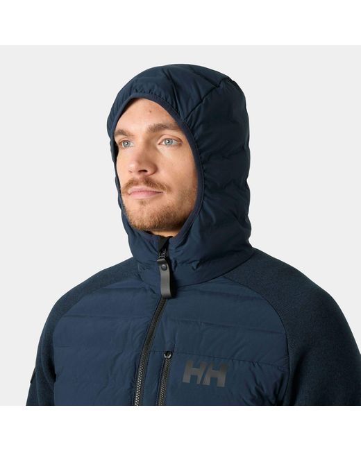 Helly Hansen Blue Skagen Hybrid Knit Insulator for men