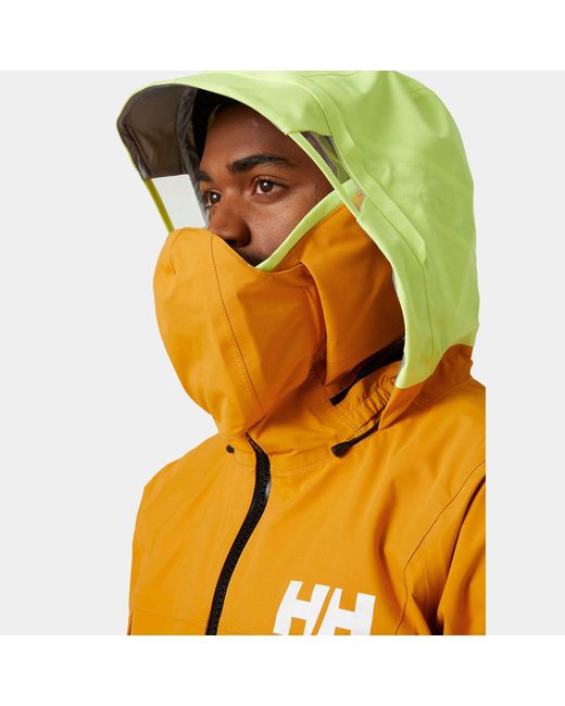 Helly Hansen Yellow Aegir Ocean Sailing Jacket for men