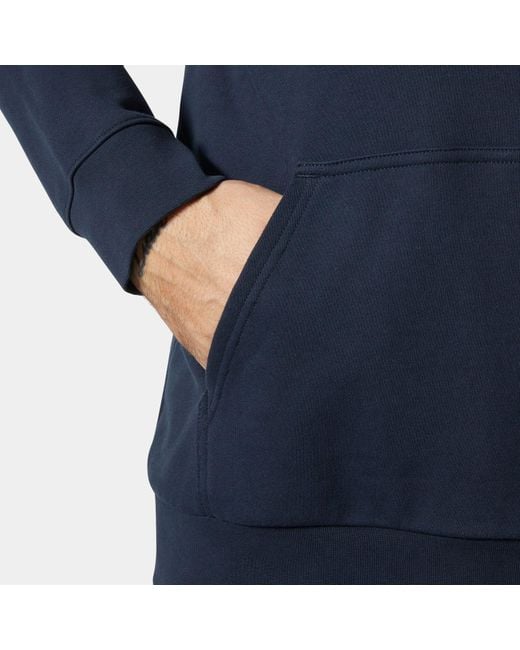 Helly Hansen Blue Hh Logo Hoodie for men