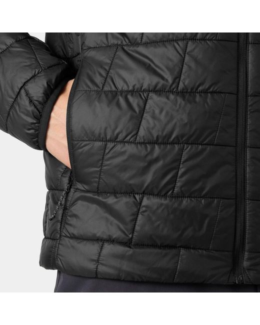 Helly Hansen Black Lifaloft Insulator Jacket for men