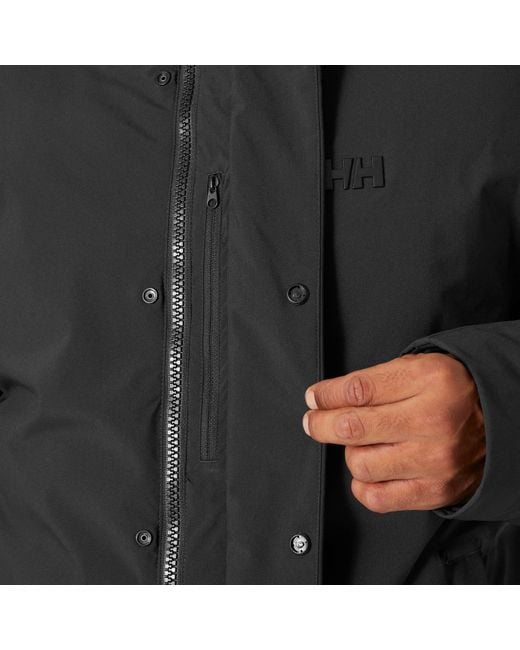 Helly Hansen Black Urban Pro Helly Tech Down Coat for men