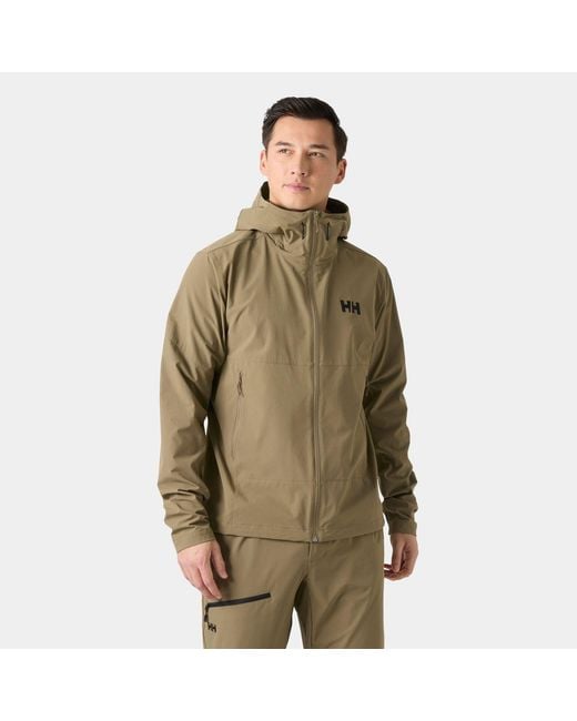 Blaze Hooded Softshell Giacca di Helly Hansen in Green da Uomo