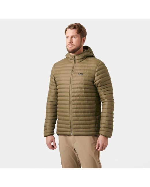 Helly Hansen Green Sirdal Hooded Insulator Jacket for men