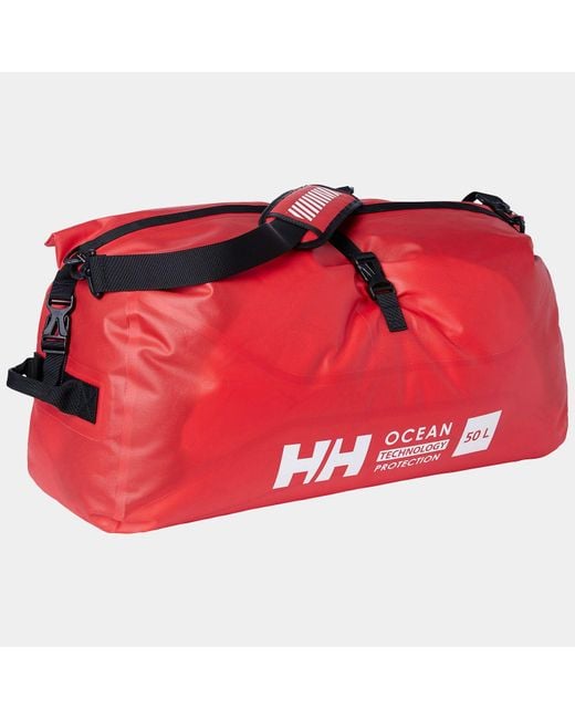 Offshore waterproof duffel bag, 50l Helly Hansen pour homme en coloris Red