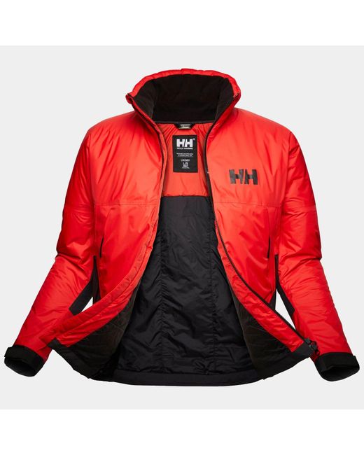 Ægir Midlayer Jacket Rouge Helly Hansen en coloris Red