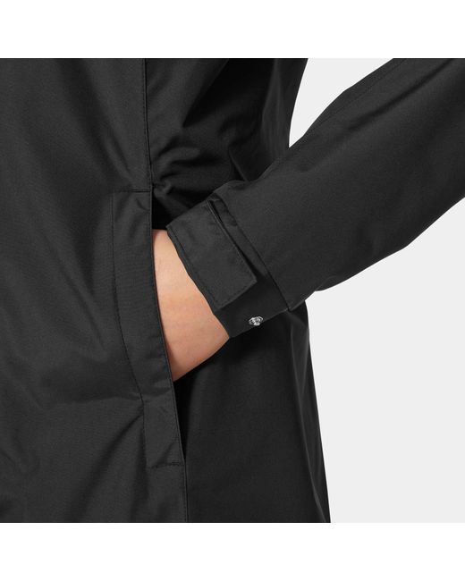 Helly Hansen Black Aden Long Rain Coat