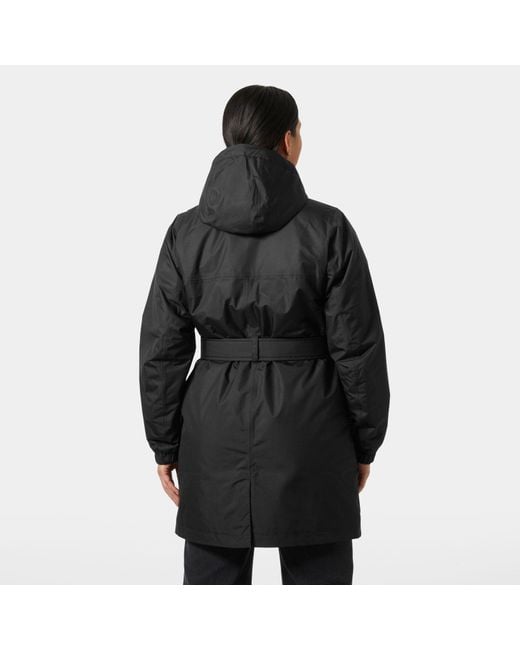 Helly Hansen Black Classic Insulated Trench
