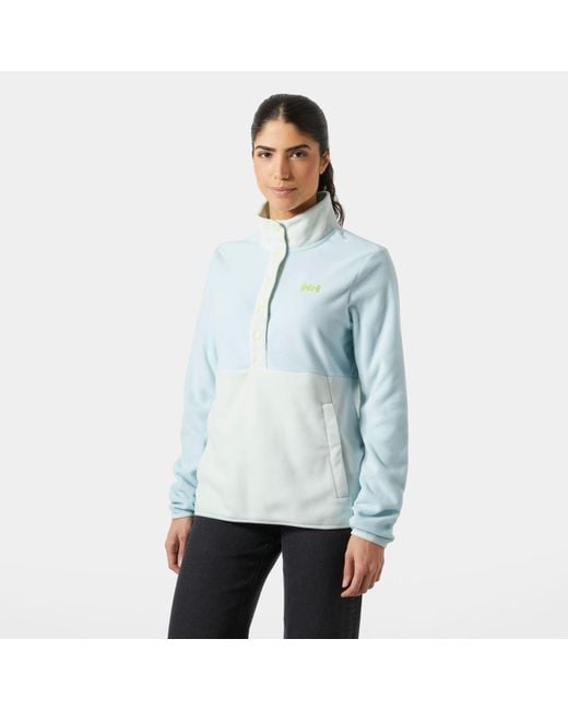 Helly Hansen Blue Daybreaker Snap Fleece Pullover