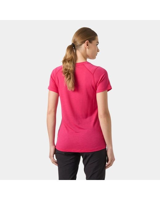 Helly Hansen Pink Hh Durawool T-Shirt