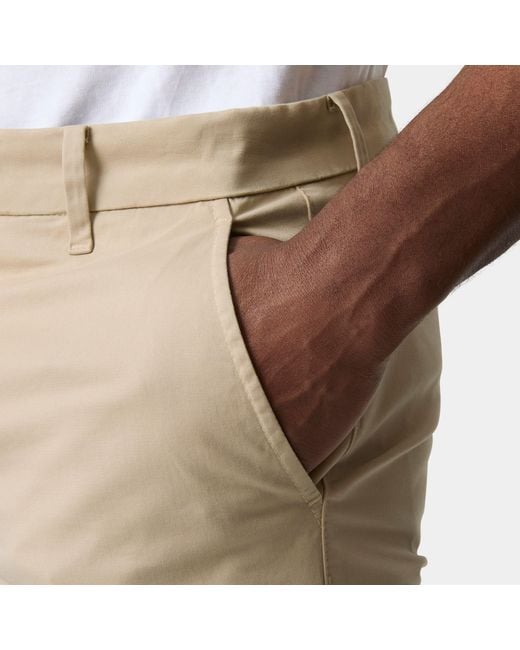 Helly Hansen Natural Bryggen Chino Shorts for men