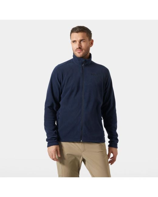 Helly Hansen Blue Daybreaker Full Zip Fleece Jacket for men
