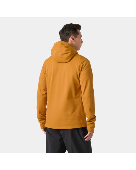 Helly Hansen Orange Versalite Hooded Fleece Jacket for men