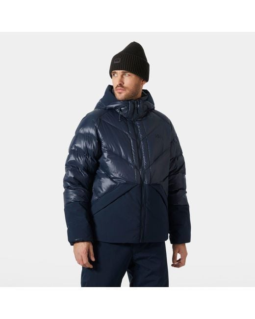 Helly Hansen Blue Village Down Jacket for men