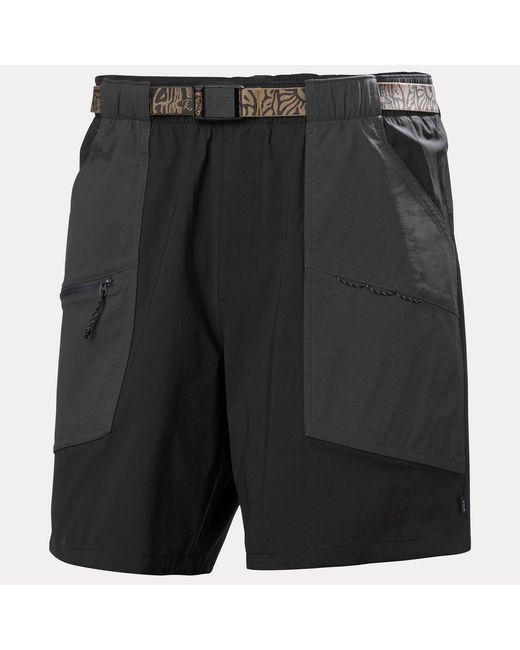 Helly Hansen Black Awe Relaxed Shorts for men