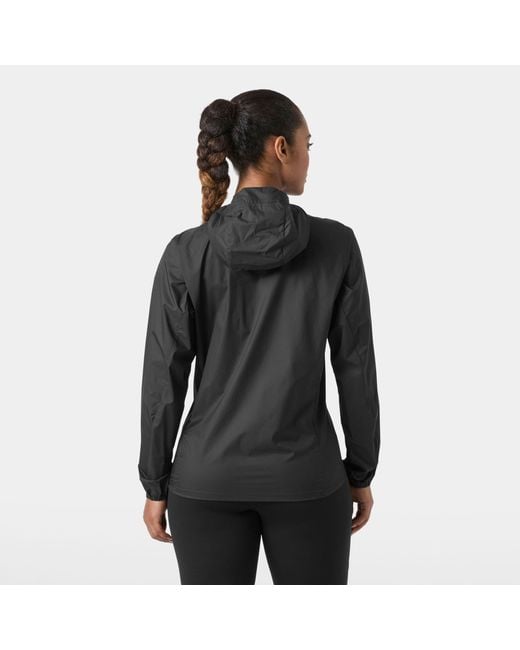 Helly Hansen Black Trail Windbreaker Jacket
