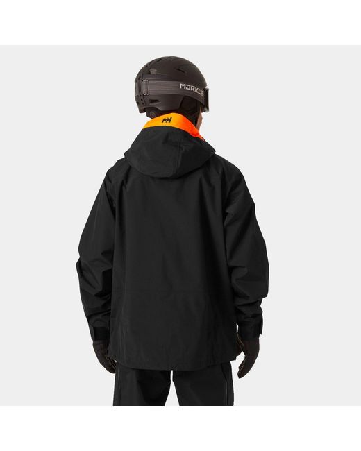 Helly Hansen Black Sogn Tinden Shell Jacket for men