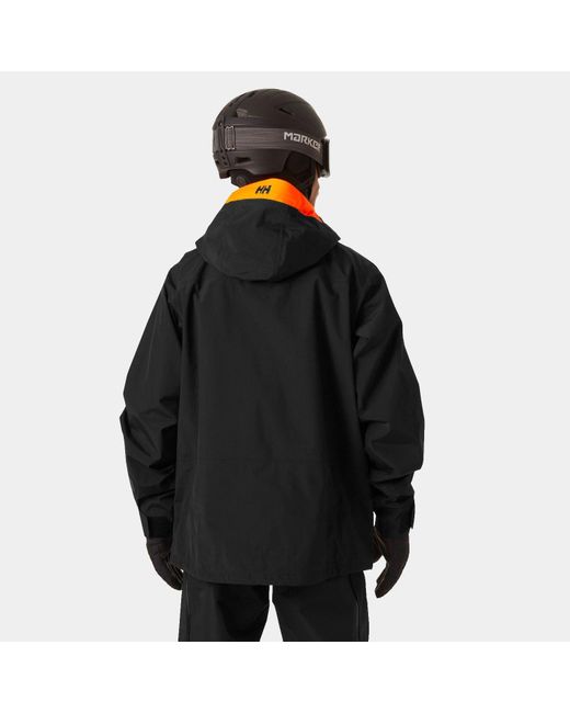 Helly Hansen Black Sogn Tinden Shell Jacket for men