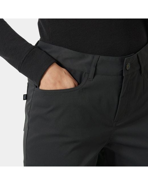 Helly Hansen Black Holmen 5 Pocket Trousers for men