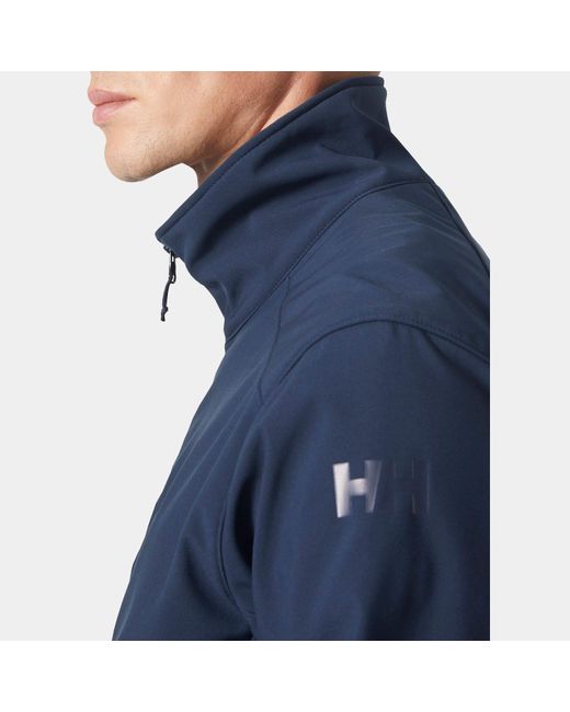 Helly Hansen Blue Paramount Athletic Cut Softshell Jacket for men