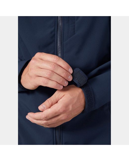 Helly Hansen Blue Paramount Athletic Cut Softshell Jacket for men