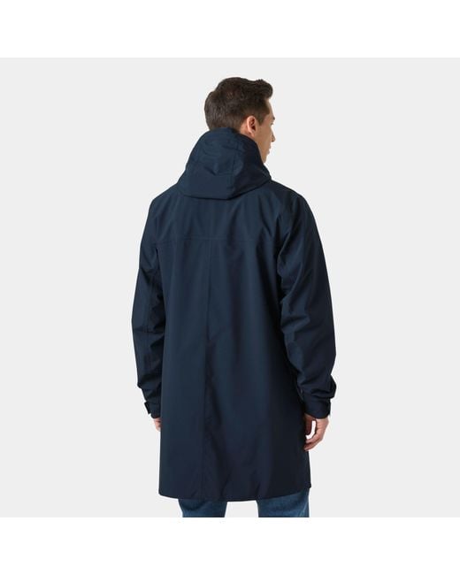Helly Hansen Blue Brussel Raincoat for men