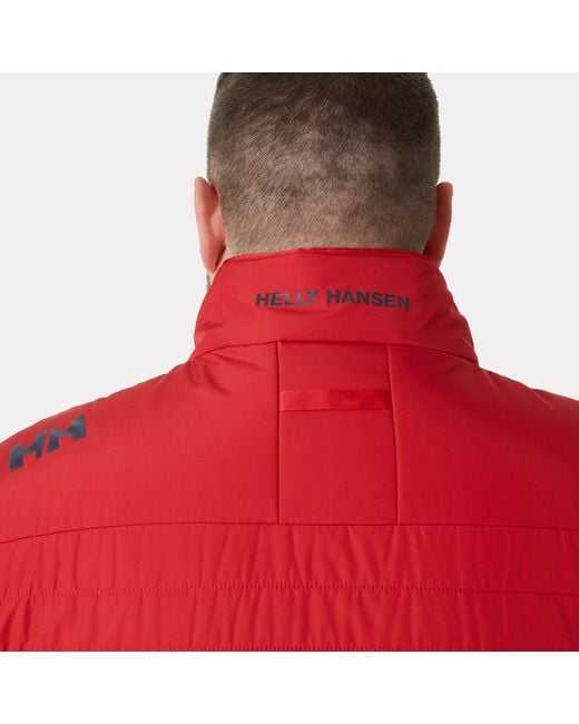 Helly Hansen Red Crew Insulator Sailing Jacket 2.0 for men