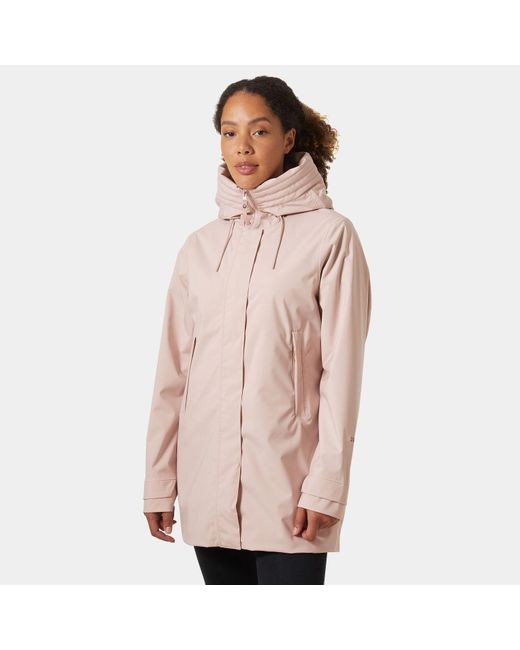 Chubasquero largo medio victoria Helly Hansen de color Pink