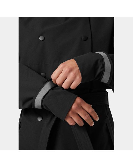 Helly Hansen Black Jane Trench