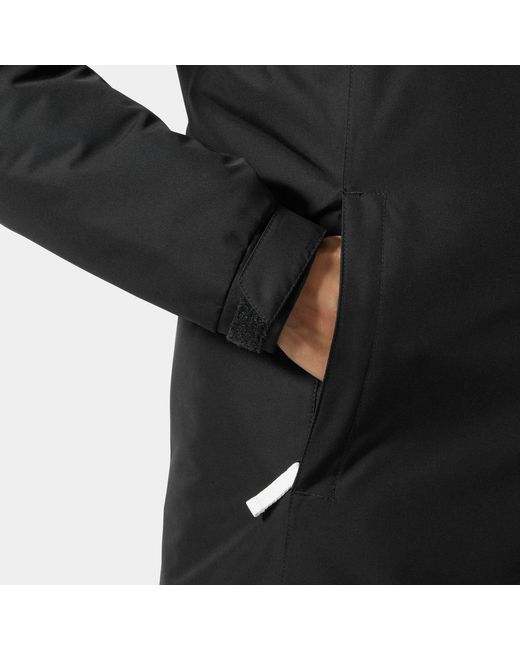Helly Hansen Black Long Belfast Winter Jacket