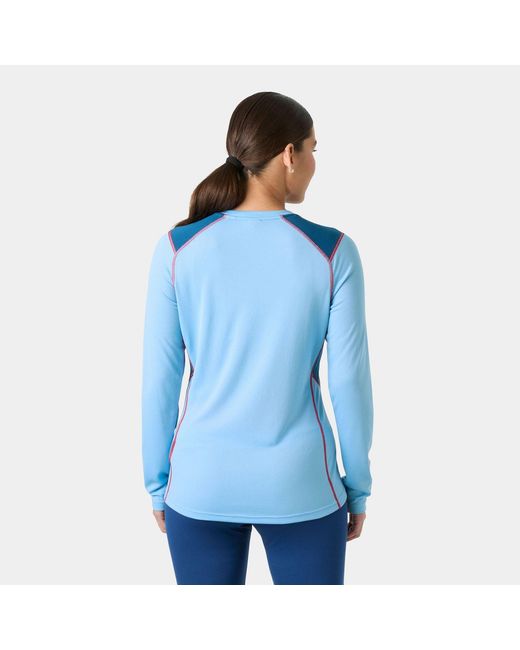 Helly Hansen Blue Lifa Active Crew Lightweight Base Layer