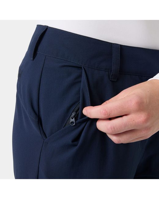 Helly Hansen Blue Quick-Dry Pants Damen