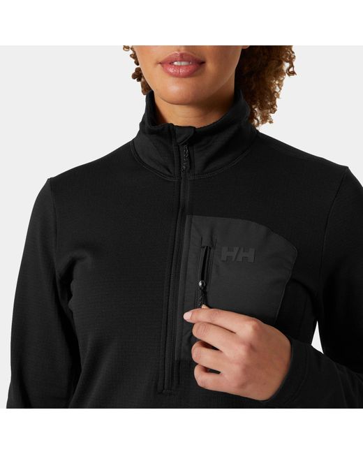 Helly Hansen Black Versalite Half Zip Fleece