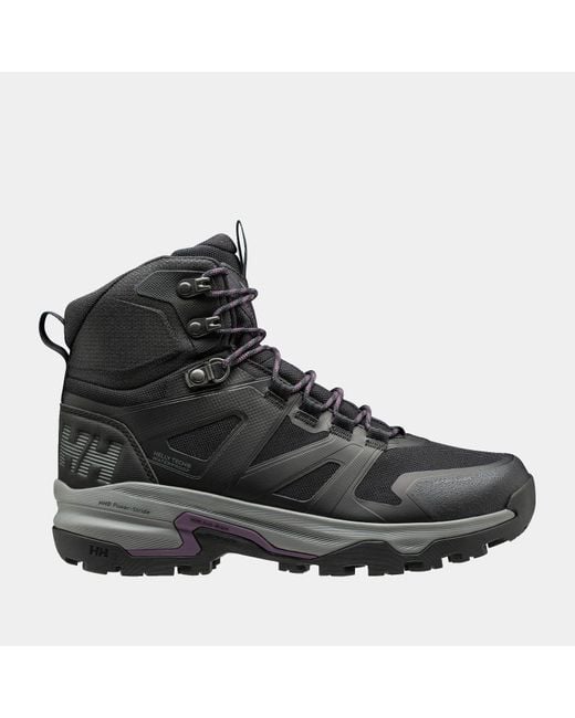 Helly Hansen Black Ascender Mid Helly Tech Waterproof Hiking Boots