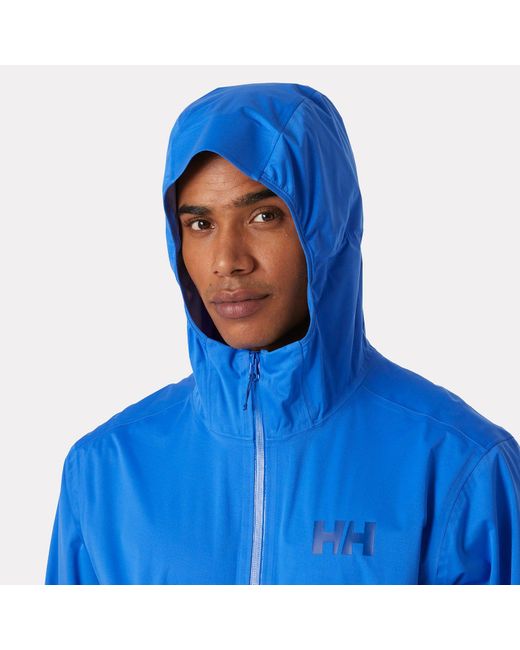 Helly Hansen Blue Momentum 3-Layer Stretch Jacket for men