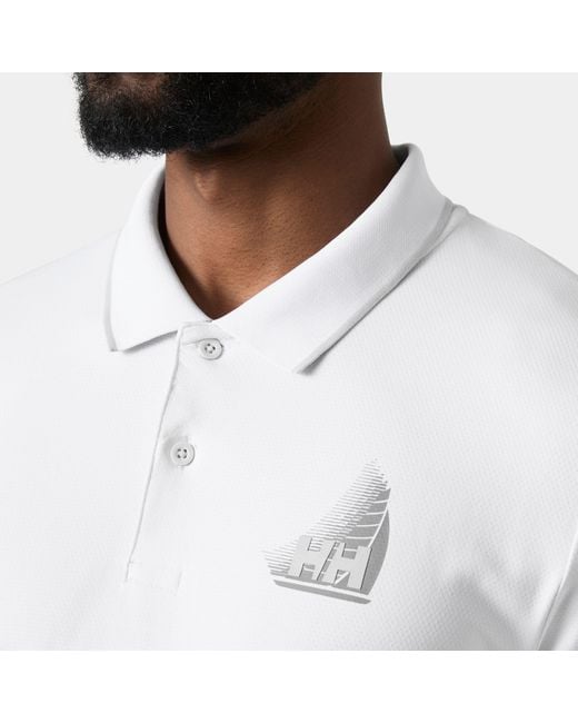 Helly Hansen White Hp Figari Polo for men