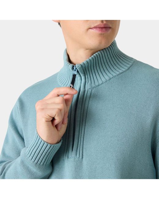 Helly Hansen Blue The Ocean Race Half-Zip Sweater