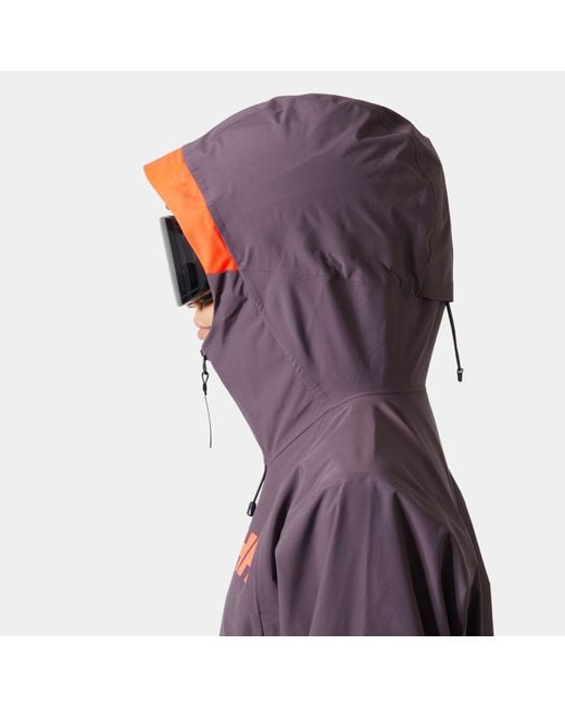 Helly Hansen Purple Sogn Shell Jacket