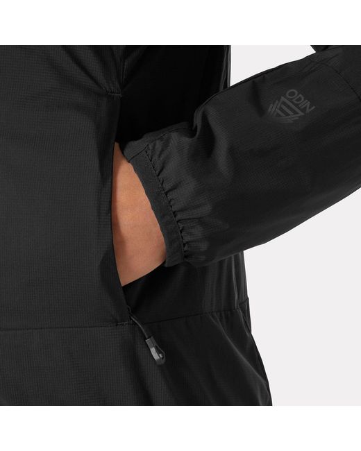 Odin Backcountry Lightweight Hooded Insulator Giacca Nero di Helly Hansen in Black