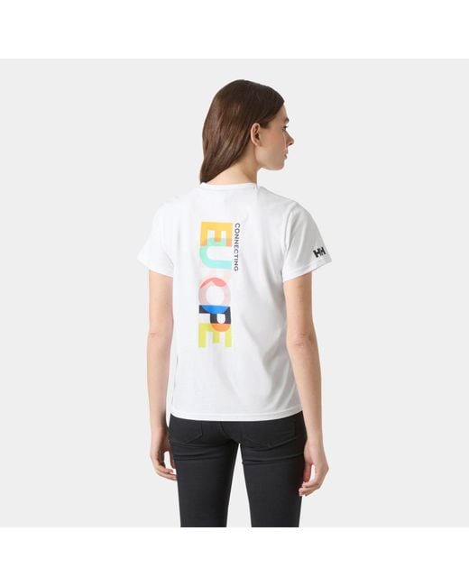 The Ocean Race T-Shirt Femme Blanc Helly Hansen en coloris White