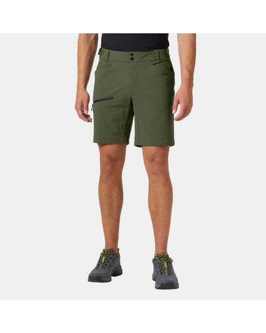Helly Hansen Green Blaze Softshell Shorts for men