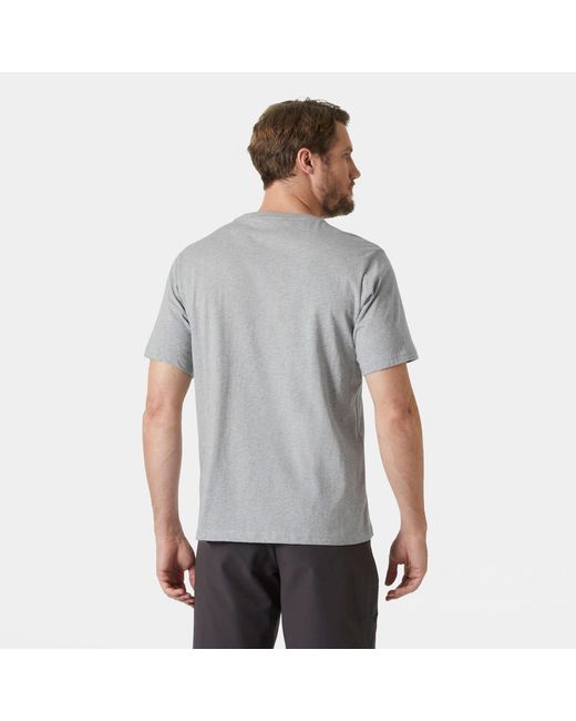 Helly Hansen Gray Hh Logo T-Shirt 2.0 for men
