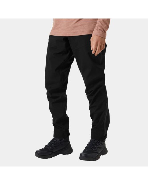 Helly Hansen Black Verglas 3 Layer Shell Trousers for men