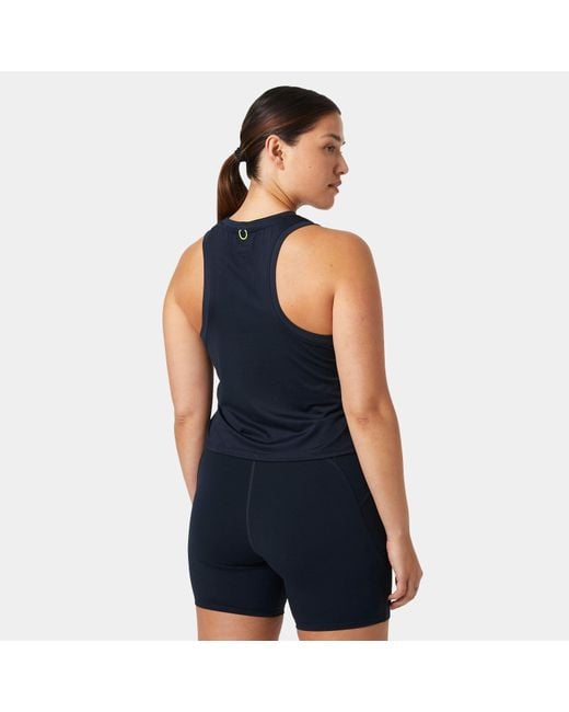 Helly Hansen Blue Ocean Cropped Tank Top
