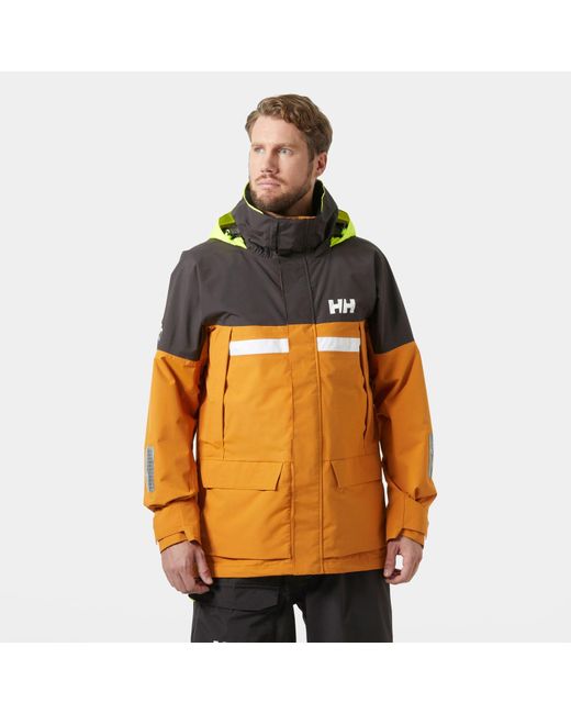 Helly Hansen Orange Pier 4.0 Jacket for men