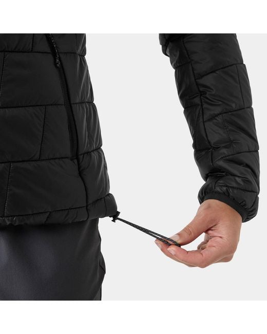 Helly Hansen Black Lifaloft Hooded Insulator