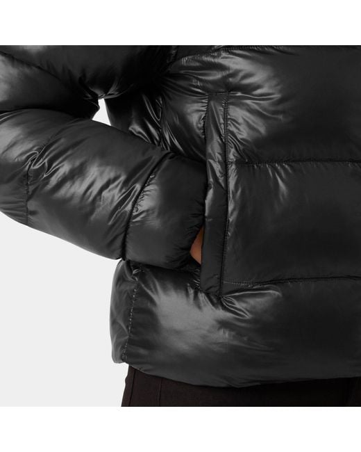 Jade Puffer Jacket Mujer Helly Hansen de color Black
