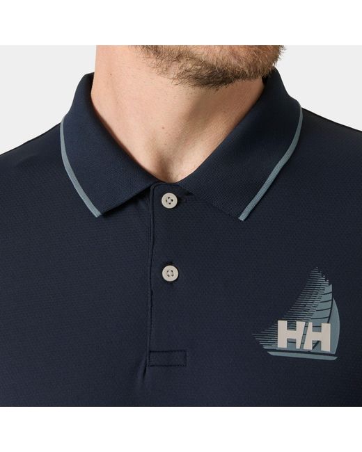 Helly Hansen Blue Hp Figari Polo for men